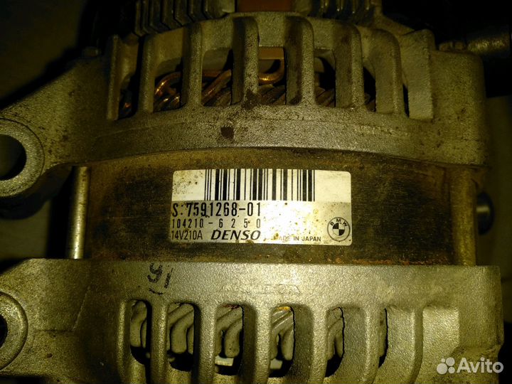 Генератор bmw 5 f10 523 denso