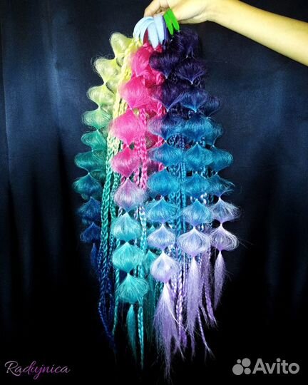 Подарок Косы из канекалона Украшение