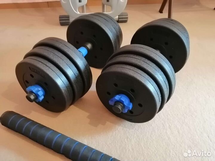 Гантели 20 кг + штанга