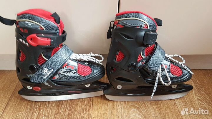 Коньки детские раздвижные 27-30