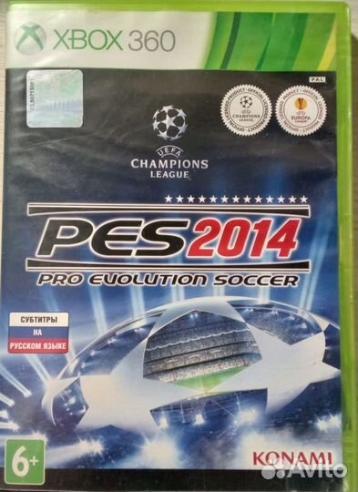 PES 2014 лицензия на xbox 360