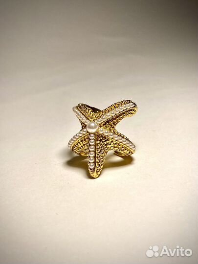 Кольцо Морская звезда Madreperla