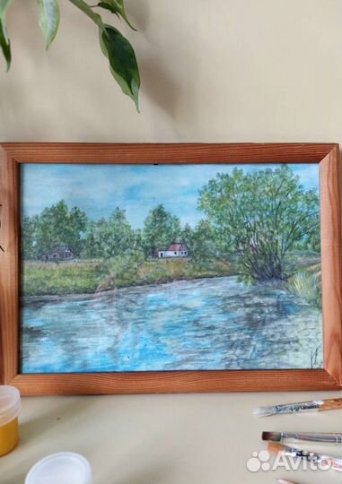 Картина акварелью 