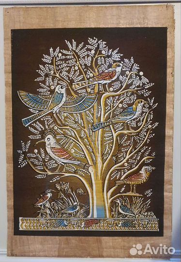 Картина на папирусе, разные