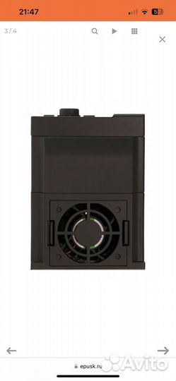 Частотный преобразователь ESQ 760, 380 4/5.5кВт