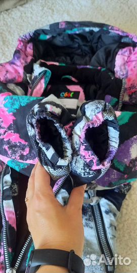 Зимний комбинезон для девочки 98