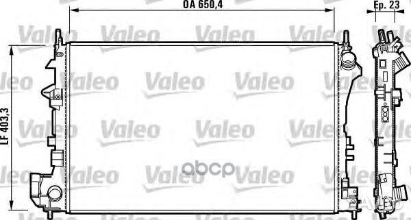 Радиатор системы охлаждения opel: signum 1.8 03