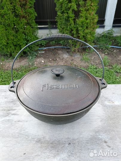 Казан чугунный 6л