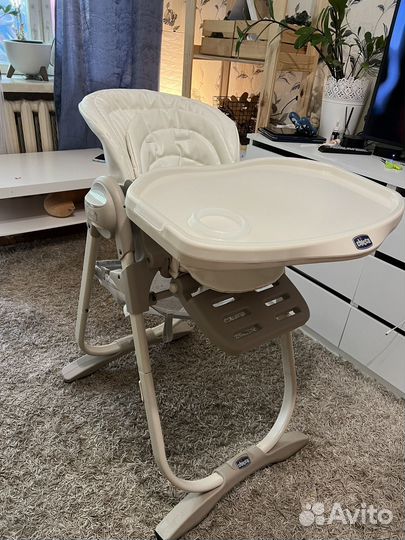 Стульчик для кормления chicco polly magic
