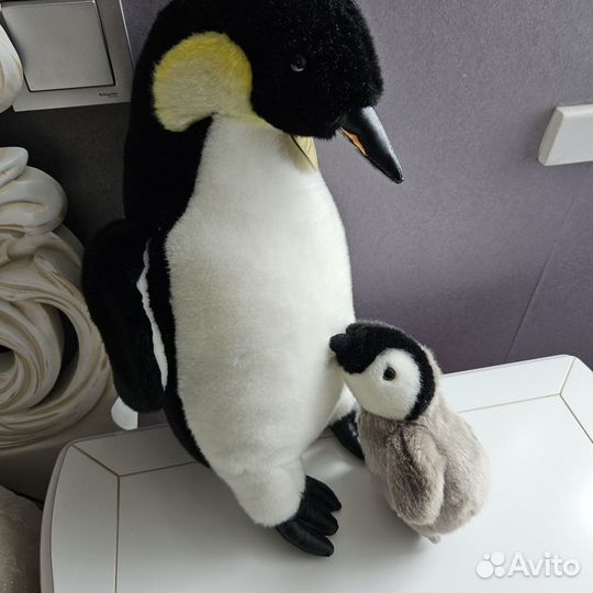 Мягкая игрушка Aurora Пингвин с пингвиненком 20767