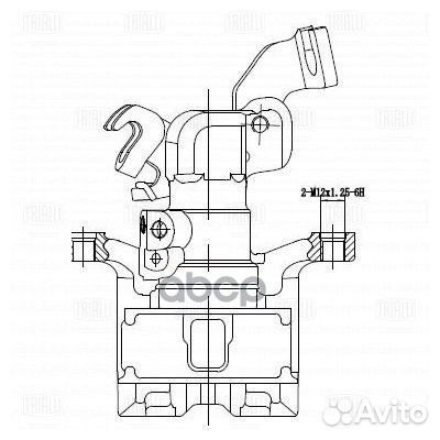 Суппорт торм. для а/м Mazda 6 (02) / (07) зад