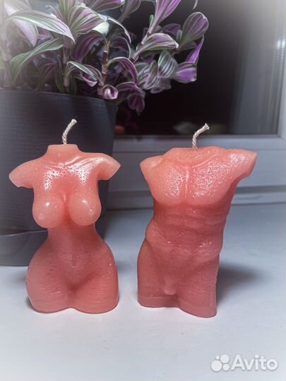 Восковые свечи ручной работы