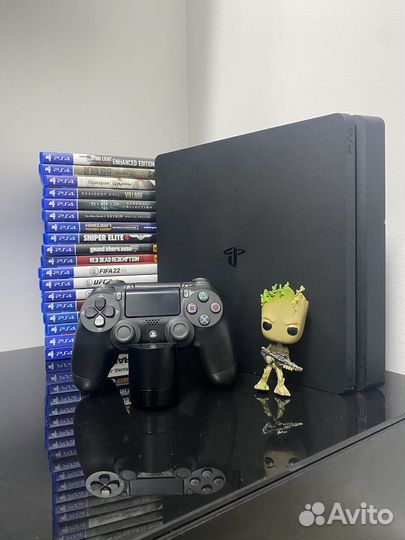 Sony PS4 Slim + 500 игр