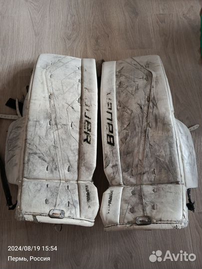 Вратарские коньки bauer, 40,5 шитки, шорты, руки