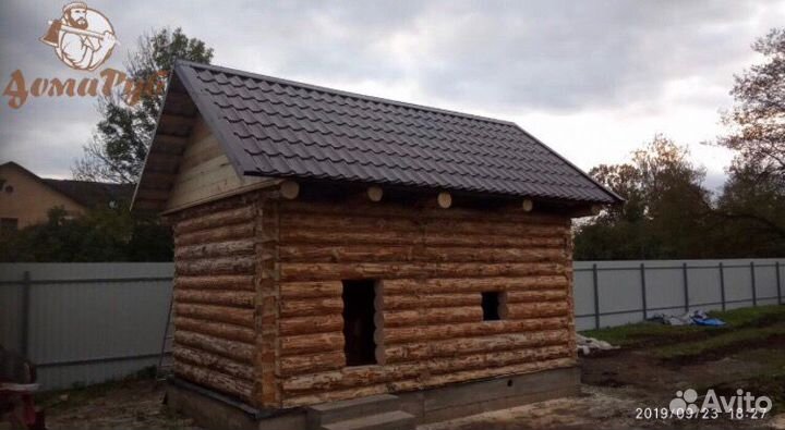 Сруб бани 6х3