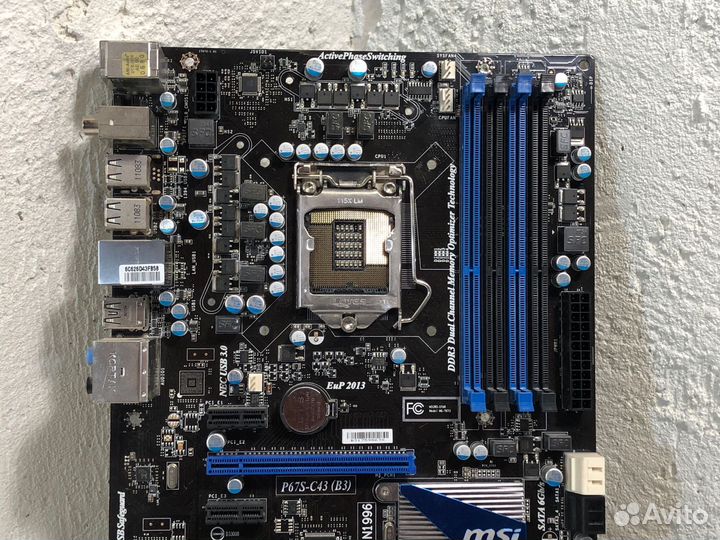 Материнская плата msi P67S-C43
