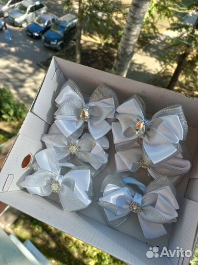 Бантики для девочки ручной работы