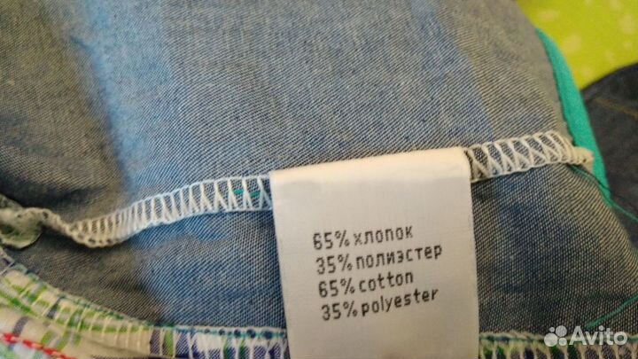 Костюм, комплект (шорты, майка, рубашка) новый