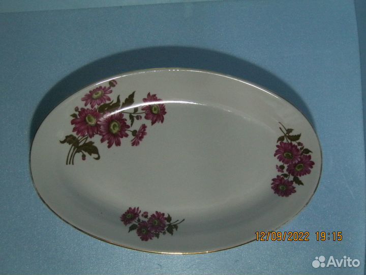 Блюдо овальное большое