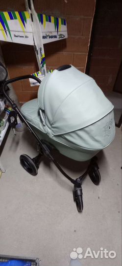 Коляска 2 в 1 эко кожа