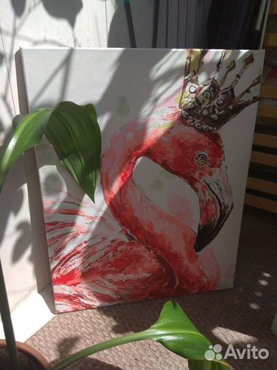 Розовый фламинго