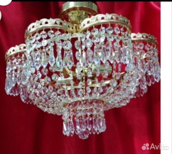 Люстра хрустальная
