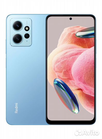 Xiaomi redmi note 12, NFC, 4/128, новый, синий