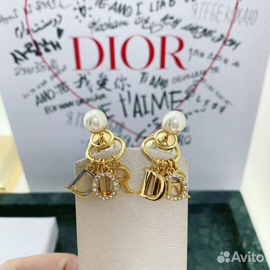 Серьги Dior