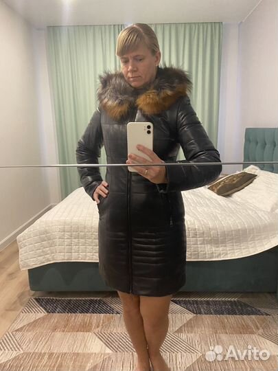 Кожаное пальто тото