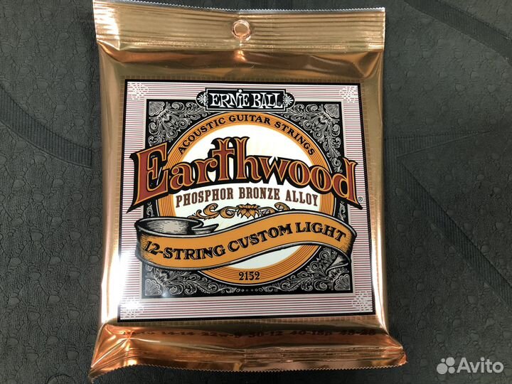 Струны для 12 струнной гитары ernie ball 2152