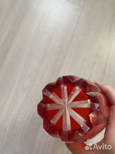 Ваза цветное стекло СССР