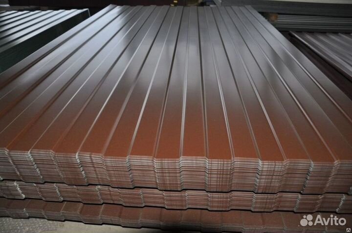 Профнастил Шоколад RAL 8017 2000х1200 0.4мм