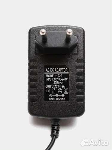 Блок питания 12В 2А, разъем 5,5/2,5мм