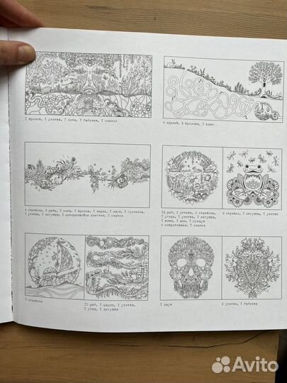 Раскраска. Зачарованный лес