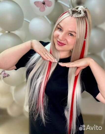 Прически, косы с канекалоном