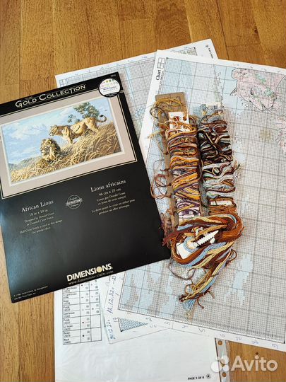 Остатки набора для вышивания Dimensions