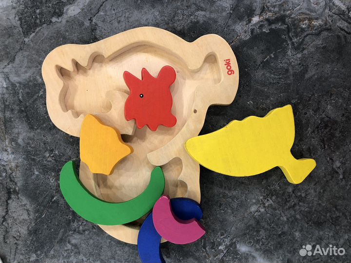 Деревянный пазл Goki оригинал