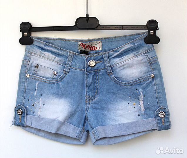 Шорты джинсовые Оxjho (Италия) для девочки XS р-р