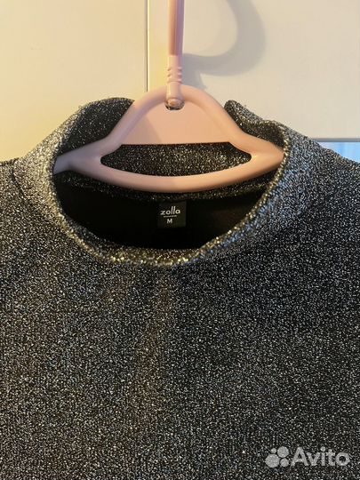 Водолазка женская блестящая