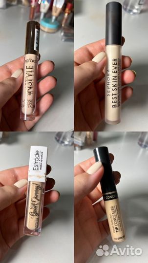 Тон influence,wetnwild,eveline.Консилеры sephora