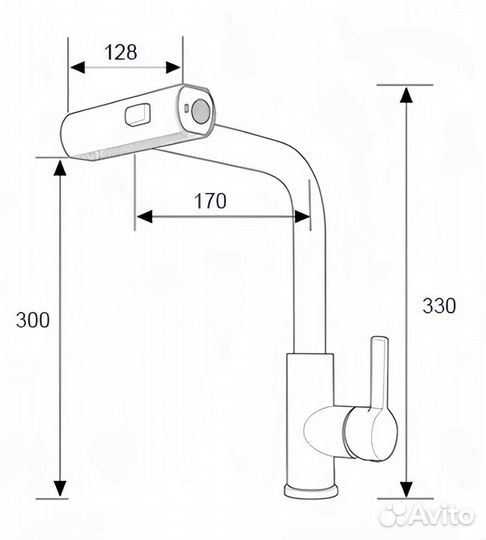 Смеситель boch mann sophia W для кухни
