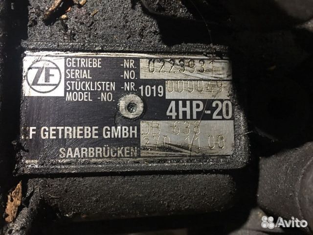 АКПП 4HP20 Mercedes Vito 638