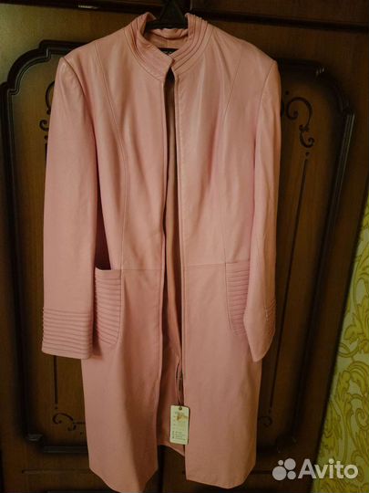 Кожаное пальто