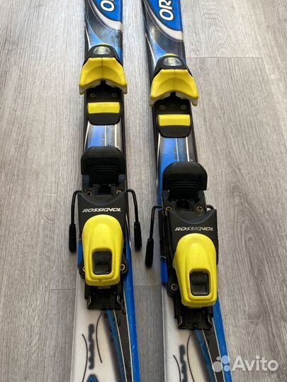 Горные лыжи, ботинки детские комплект