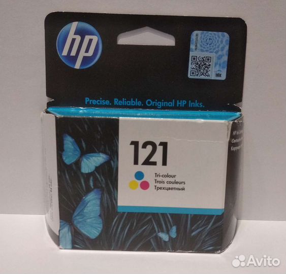 Картриджи струйные HP 121 черный оригинал