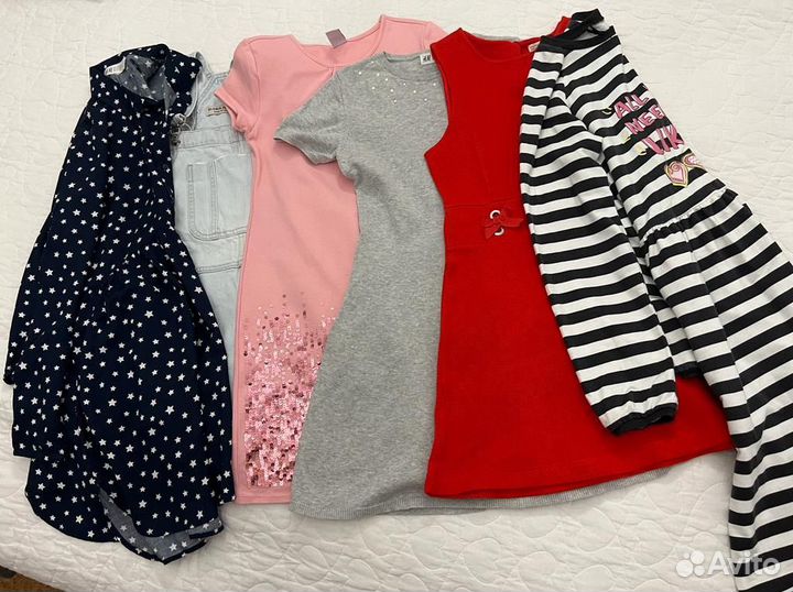 Платья для девочки 9-12 лет h&m, zara, befree