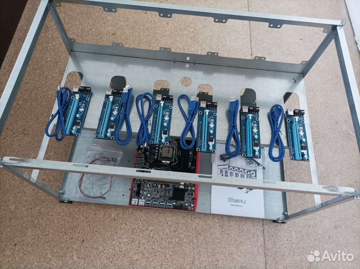 Каркас для майнинг фермы на 6 GPU