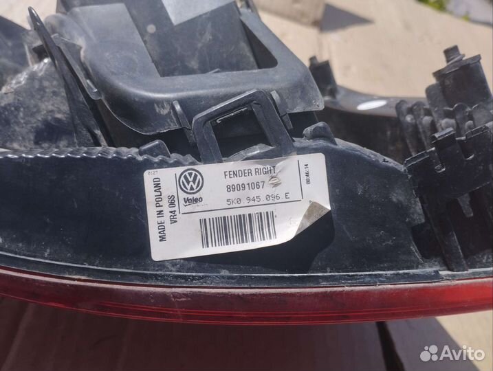 Фонарь задний правый Volkswagen Golf 6