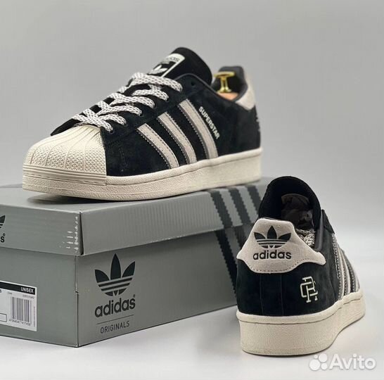Кроссовки Adidas Superstar черные