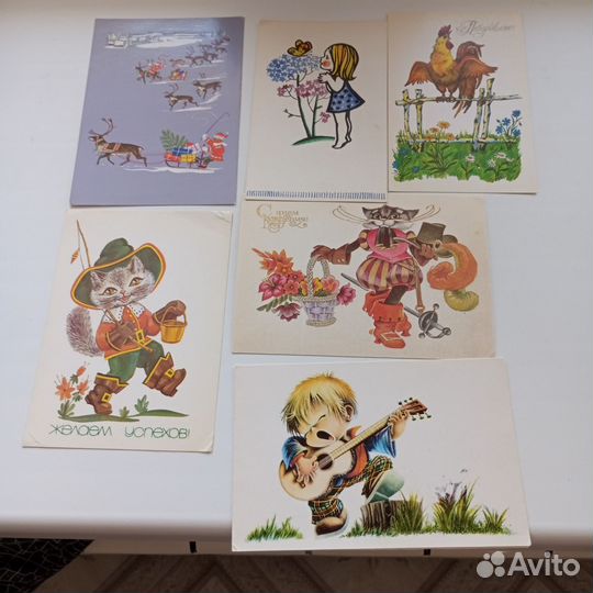 Открытки из СССР Детские